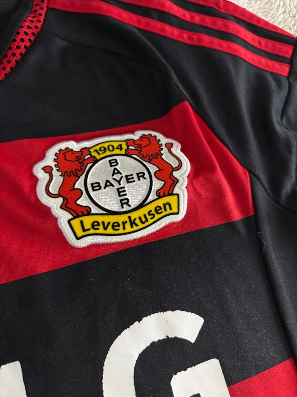 RARE Bayer 04 Leverkusen #10 Hakan Calhanoglu 2015-16 Adidas Home Jersey
